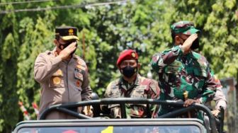 HUT TNI: Kapolda, Pangdam dan Wagub Jateng Kunjungi Grup 2 Kopassus