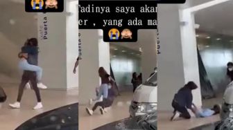 Viral di TikTok Pertemuan Haru Sejoli Ini Berakhir Memalukan Gara-gara Kepleset