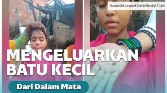 Heboh Gadis di India Keluarkan Batu Kecil Saat Menangis, Apa Kata Medis?