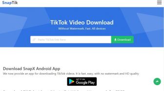 Cara Download Video TikTok dengan Aplikasi Snaptik