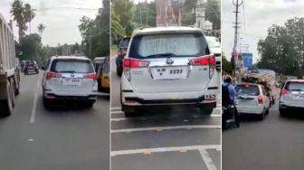 Bawa Pasien Jantung Kritis, Mobil Toyota Ini Halangi Jalan Mobil Ambulans