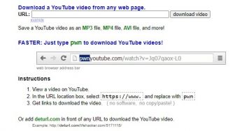 Cara Download Video Youtube Pakai pwnyoutube.com