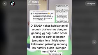 Viral di TikTok, Dinkes DKI Buru Nakes Diduga Lecehkan Ibu Hamil saat Melahirkan