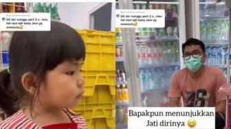 So Sweet... Video Anak Bertemu Ayah di Minimarket Usai Lama Tak Bertemu