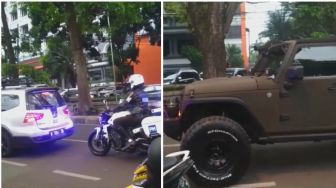 Viral Aksi Pengawalan Mobil TNI Bikin Salut Publik, Rela Antre Tanpa Perlu Belah Kemacetan
