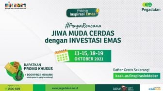 Jiwa Muda Cerdas, Ayo Intip Sukses Investasi Emas lewat Webinar Inspirasi Emas