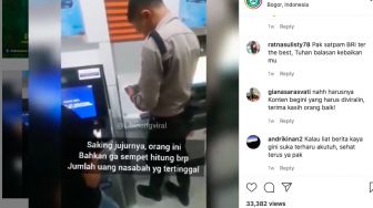 Viral Pria Lapor Temuan Uang di Mesin ATM, Warganet: Subhanallah, Orang Jujur