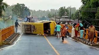 Tewaskan Pelajar, Ini Kronologi Kecelakaan Bus-Pemotor di Padang Pariaman