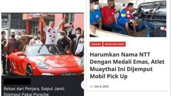 Viral Atlet Peraih Emas Dijemput Mobil Pikap, Warganet Bandingkan dengan Saipul Jamil