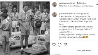 Potret Lawas Anggota Pramuka Ini Viral, Wajahnya Disebut Mirip Aktor