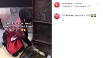 Viral Penampakan Dapur Jorok Restoran Cepat Saji, Netizen Geli