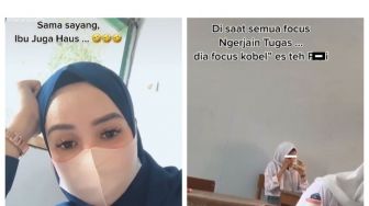 Tegur Murid saat Minum Es di Kelas, Aksi Guru Cantik Ini Banjir Pujian