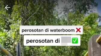 Viral Muda-Mudi Perosotan di Tempat Tak Biasa, Warganet Ikut Cemas Kena Pecahan Kaca