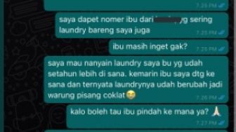 Cucian Ditinggal Setahun, Jawaban Ibu Laundry Bikin Ngakak