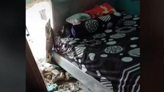 Viral Lagi Enak-enak Tidur, Dinding Kamar Roboh, Penyebabnya Bikin Kaget