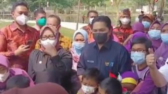 Erik Thohir Kunjungi Wisata Situ Lebak Wangi di Parung Bogor