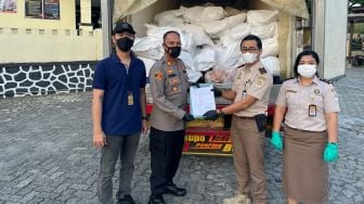 KSKP Bakauheni Gagalkan Penyelundupan 160 Karung Daging Celeng