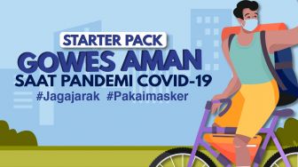 INFOGRAFIS : Starter Pack Gowes Aman Saat Pandemi Covid-19