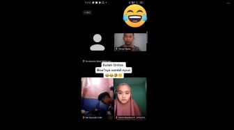Viral Pemuda Ikut Kuliah Online Sambil Cuci Pakaian di Kamar Mandi