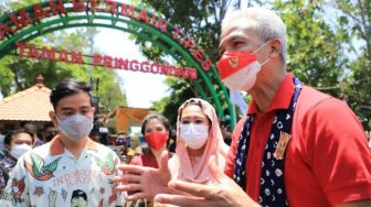 Ganjar Pranowo Resmikan Pilar Perdamaian The Water of Peace dan Deklarasi Kelurahan Damai