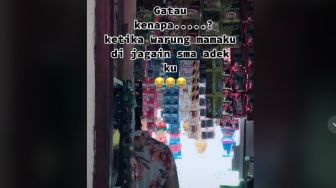 Sampai Warganet Minta Shareloc! Warung Laris Manis saat Dijaga Adik, Ternyata Gegara Ini