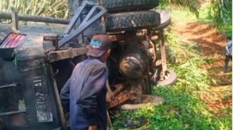 Truk Masuk Jurang Gegara Tak Kuat Naik Tanjakan di Lahat, Satu Korban Tewas