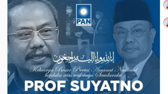 Ketua DPW PAN Jawa Tengah Suyatno Meninggal Dunia, Zulkifli Hasan: Beliau Sosok Enerjik
