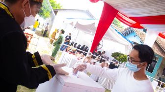 Suasana Pilkades Serentak di Kabupaten Tangerang