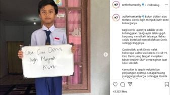 Kisah Bocah SMP Punya Cita-cita Jadi Kurir Ini Viral, Alasannya Bikin Haru Warganet