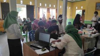 Hari Ini, Pemdes Mulyonegoro Kembali Gelar Vaksinasi Massal