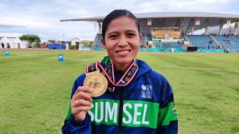 PON Papua: Sabet Emas Atletik, Sri Mayasari Pecahkan Rekor Berusia 37 Tahun