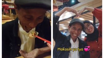 Pertama Kali Makan Sushi Diajak Anak, Curhatan Driver Ojol Ini Bikin Haru