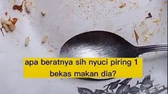 Istri Buang Piring dan Gelas Bekas Suami, Emosi Gegara Tak Mau Mencuci