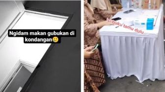 Viral Ibu Hamil Datang Kondangan karena Ngidam Makanan, Aksinya Tuai Perdebatan Warganet