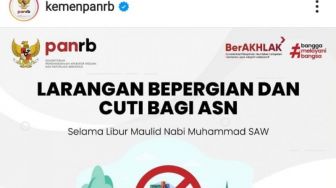 Ingat! ASN Dilarang Cuti Bepergian di Libur Maulid Nabi