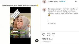 Lagi Live di Instagram, Lesti Kejora Diserang Komentar Buruk, Reaksinya Begini