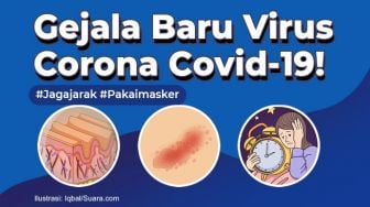 INFOGRAFIS : Gejala Baru Virus Corona Covid-19!