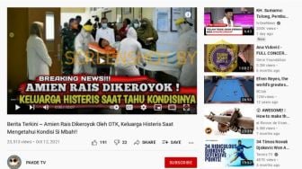 Amien Rais Dikabarkan Dikeroyok OTK, Begini Faktanya