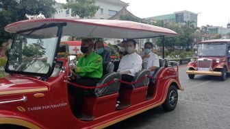 Horeee.... Mobil Listrik Wisata di Solo Siap Beroperasi, Sementara Digratiskan Dulu