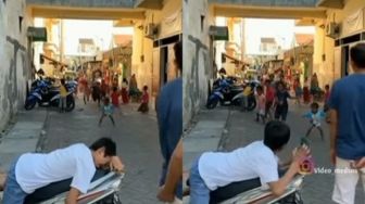 Viral Anak-anak Ini Main Squid Game Modal Sandal Jepit, Netizen Ikut Ngakak