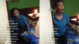 Wanita Pulang Kampung Tanpa Beri Kabar, Momen Kejutkan Ayah di Hari Ulang Tahun Bikin Haru