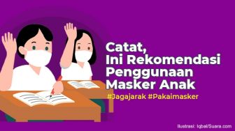 INFOGRAFIS: 3 Rekomendasi Penggunaan Masker Pada Anak dari Satgas Covid-19