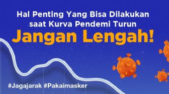 INFOGRAFIS: Hal Penting Yang Bisa Dilakukan saat Kurva Pendemi Turun Jangan Lengah!