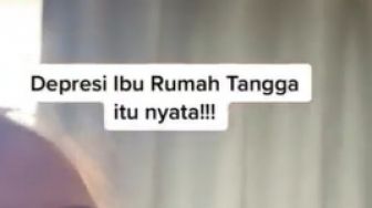 Viral Wanita Curhat Sambil Nangis Sesenggukan, Ngaku Stres Jadi Ibu Rumah Tangga