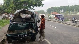 Minibus Kecelakaan di Purwodadi Pasuruan, Seorang Korban Dilaporkan Tewas