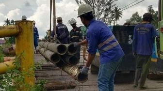 Jembatan Ulin di Kukar Akhirnya Diperbaiki, Sindiran Warganet: Viralin Dulu Baru Bertindak