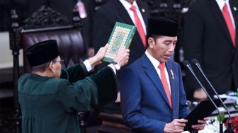 Mengenang Saat Jokowi-Ma'ruf Amin Dilantik 20 Oktober