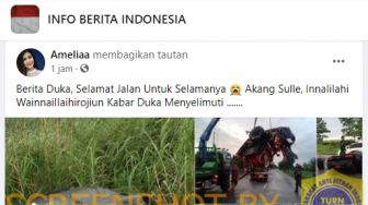 Sule Dikabarkan Meninggal Usai Kecelakaan, Ini Faktanya