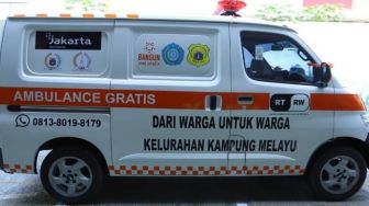 Patungan Rp 10 Ribu, Warga Kampung Melayu Jakarta Timur Miliki Ambulans Hasil Swadaya