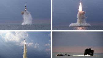 Kapal Selam Korea Utara Tembakkan Rudal Balistik